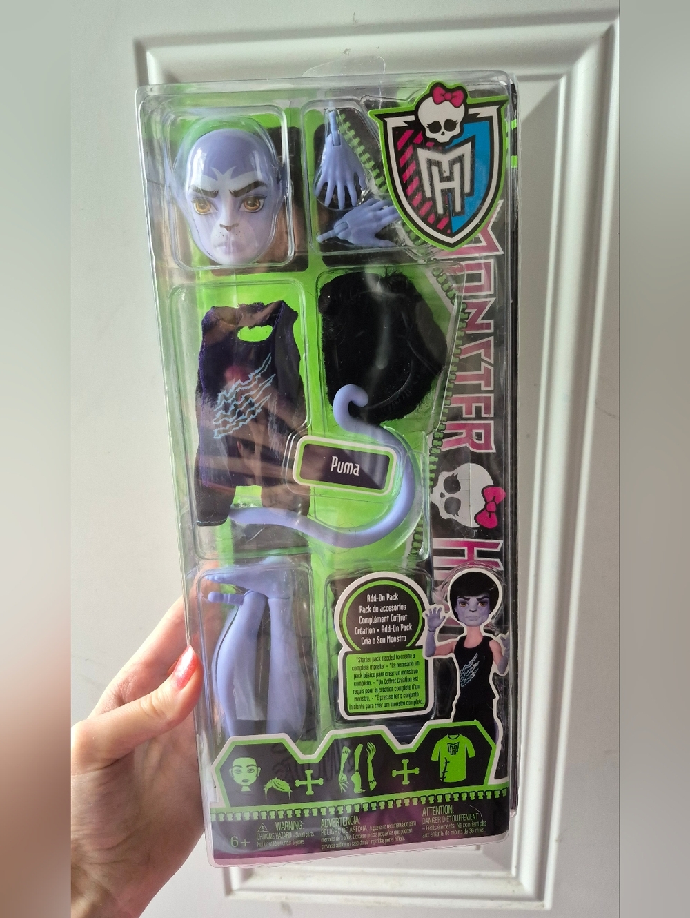 Vintage Monster High Create A Monster Add On Accessory Pack - Blue and Black - Picture 1 of 7